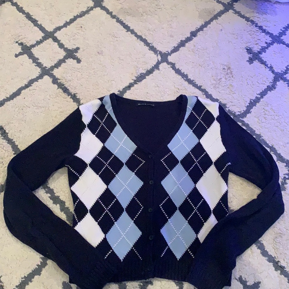 Brandy Melville graphic pattern sweater/ great condition/ one size fits only